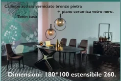 Tavolo Calliope Tonin casa a prezzo scontato 33%