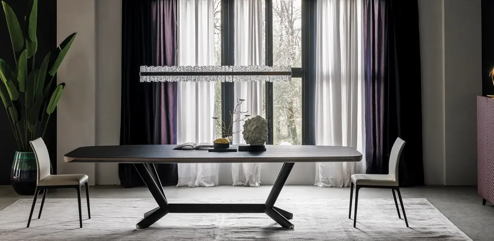 Tavolo Cattelan Italia in legno rettangolare. Prezzo Outlet!