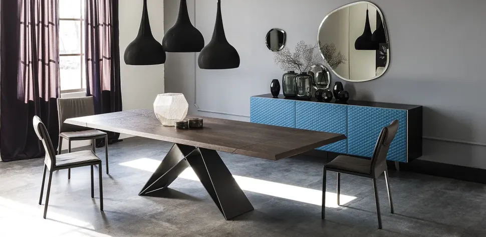 Tavolo Cattelan Italia in legno rettangolare. Prezzo Outlet!