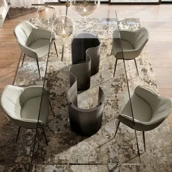 Tavolo Cattelan italia Papel glass PREZZI OUTLET -40%