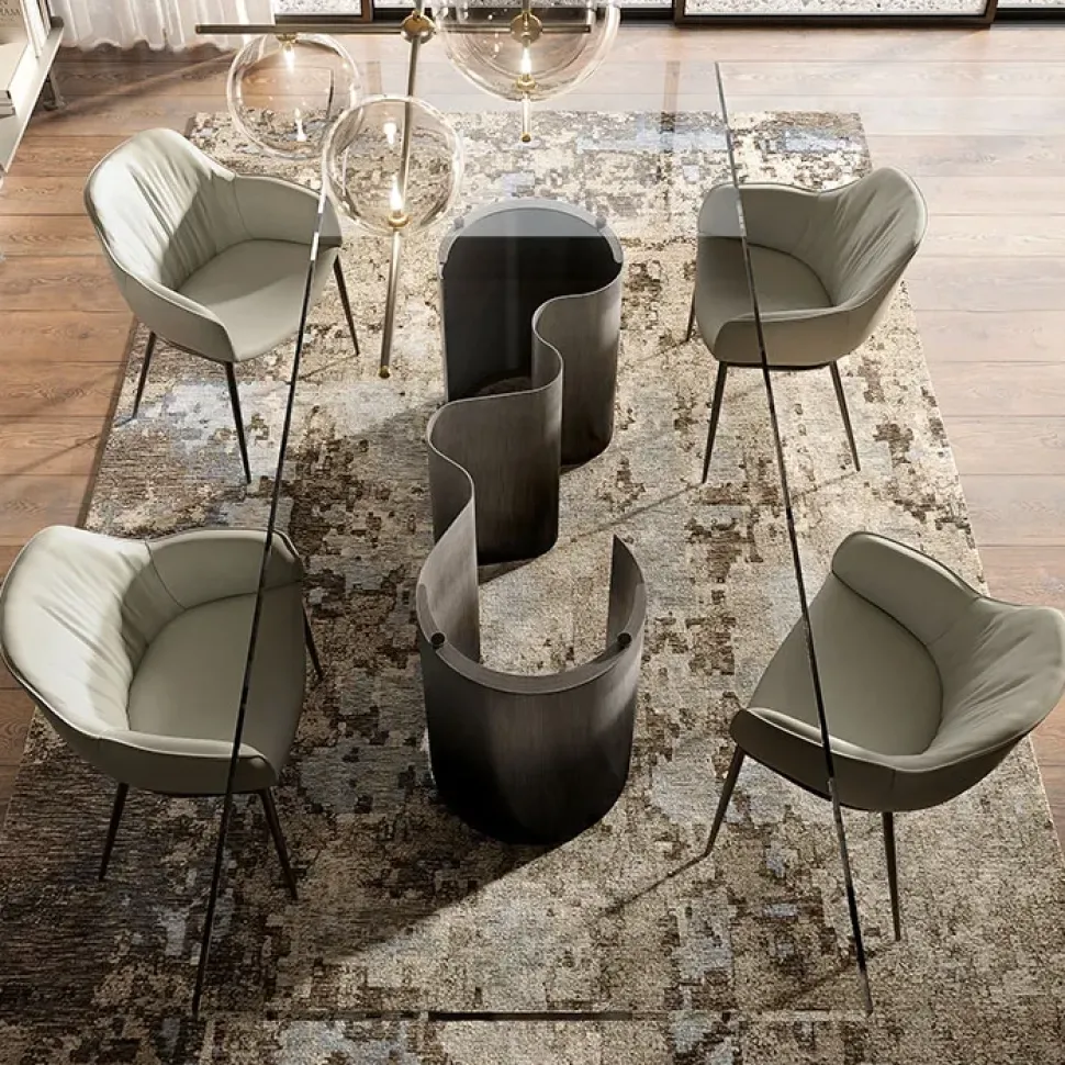 Tavolo Cattelan italia Papel glass PREZZI OUTLET -40%