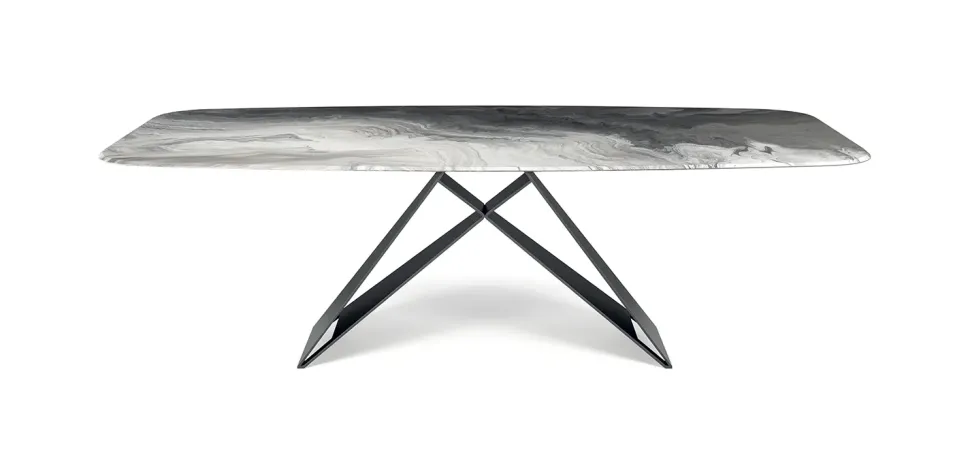 Tavolo Cattelan Italia Premier Crystalart, scontato a prezzi outlet!