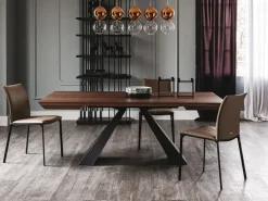 TAVOLO Cattelan Eliot wood SCONTATO a PREZZI OUTLET