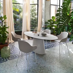 TAVOLO Connubia Ellisse ovale SCONTATO a PREZZI OUTLET