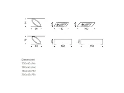 Tavolo consolle modello Tour Cattelan italia in Offerta Outlet