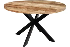 Tavolo Detroit - tavolo pranzo industrial diametro  130 di Outlet etnico scontato del 54%