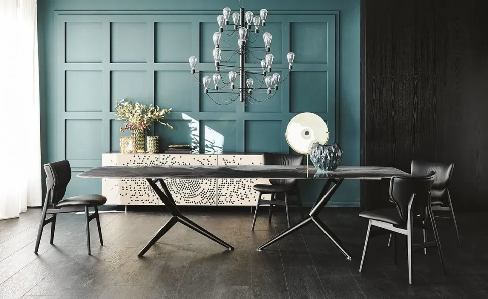 Tavolo fisso Atlantis crystalart Cattelan italia