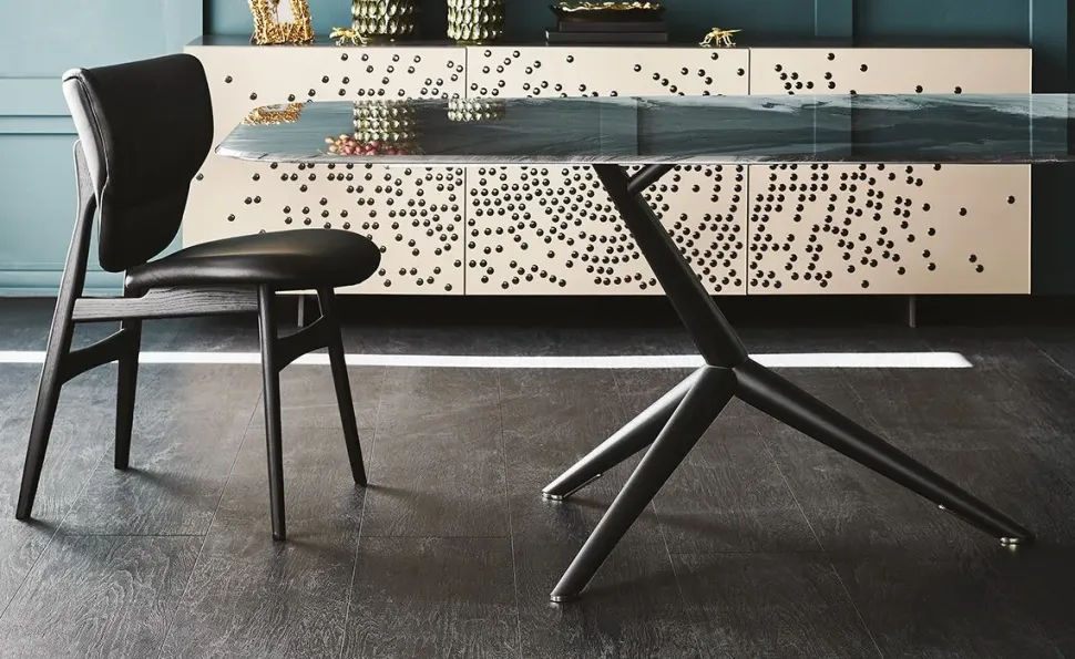 Tavolo fisso Atlantis crystalart Cattelan italia