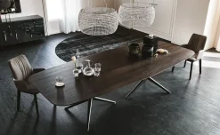 Tavolo fisso Atlantis crystalart Cattelan italia