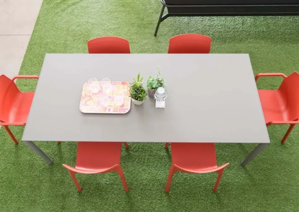 Tavolo fisso Maki Kristalia