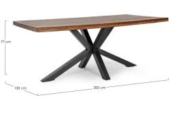 Tavolo fisso Tavolo arnav  Bizzotto a prezzo ribassato