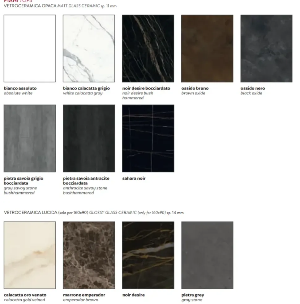 Tavolo Freccia Zamagna in ceramica Allungabile scontato 30%