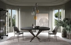 Tavolo Full moon Easyline in altri materiali Rotondo allungabile scontato 40%