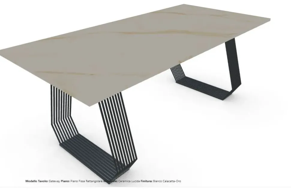 Tavolo Gateway ceramico Zamagna a prezzo ribassato