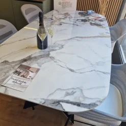 Tavolo Gres La seggiola in ceramica Fisso scontato 32%