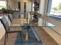 Tavolo in altri materiali rettangolare Lancer Cattelan italia in offerta outlet