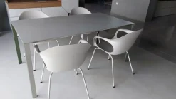 Tavolo in altri materiali rettangolare Thin-k 170 x 90 - elefhantino Kristalia in offerta outlet