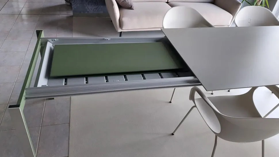 Tavolo in altri materiali rettangolare Thin-k 170 x 90 - elefhantino Kristalia in offerta outlet