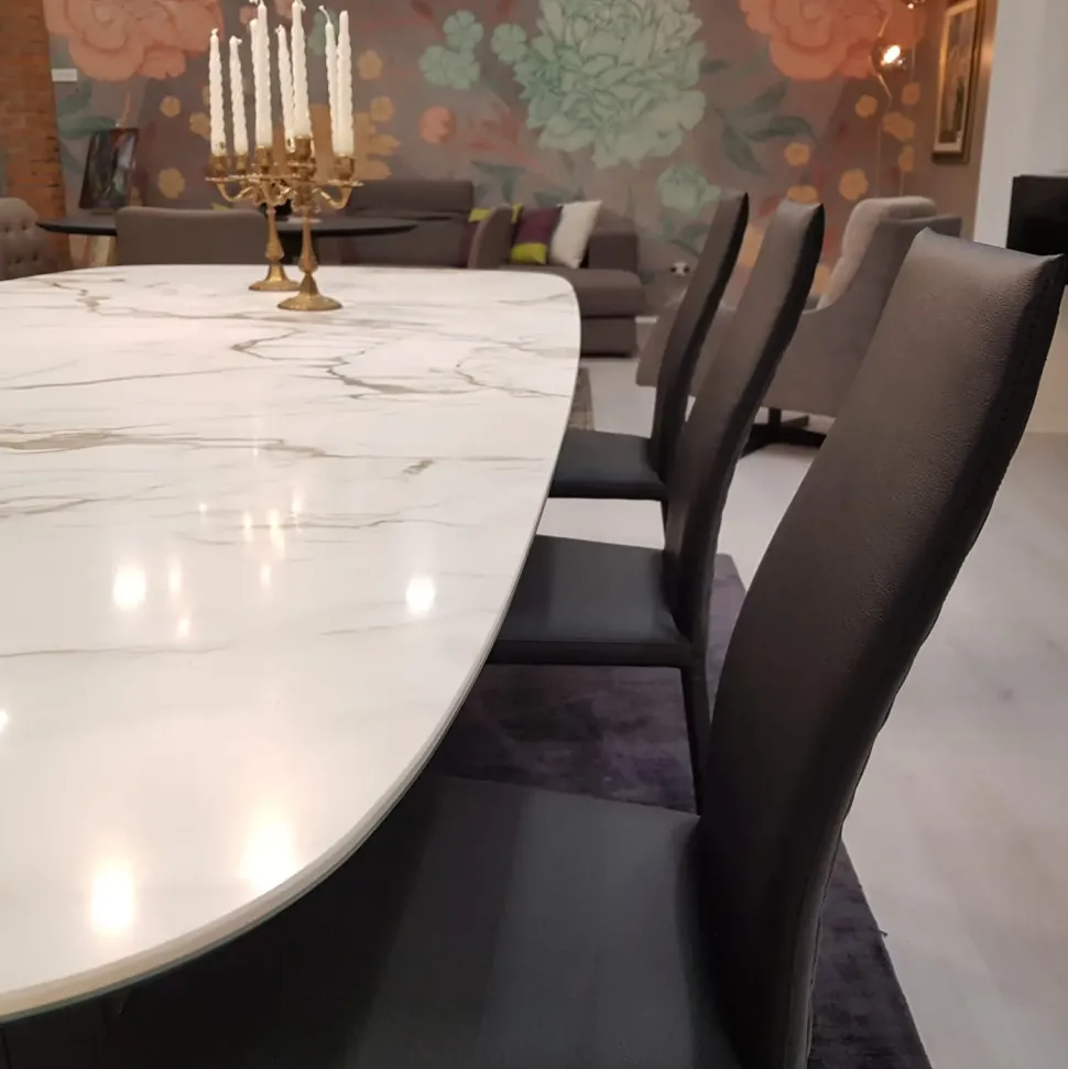 Tavolo in ceramica rettangolare Art Bonaldo a prezzo ribassato