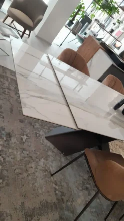 Tavolo in ceramica rettangolare Tyron keramik drive Cattelan italia in offerta outlet