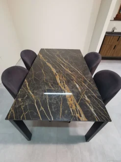 Tavolo in ceramica rettangolare Zenith t91 Friulsedie a prezzo ribassato