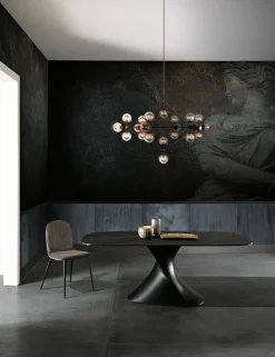 Tavolo in ceramica sagomato Tavolo luxury vetroceramica calacatta o nero greco  Md work in offerta outlet