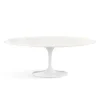 Tavolo in laccato ellittico Saarinen laccato bianco Sigerico in offerta outlet