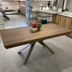 Tavolo in laminato rettangolare Lungo largo Easyline a prezzo scontato