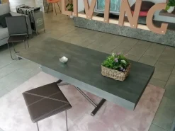 Tavolo in laminato rettangolare Up Easyline in offerta outlet