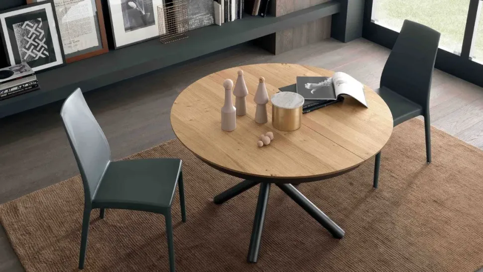 Tavolo in laminato rettangolare Fahrenheit round Altacom a prezzo scontato