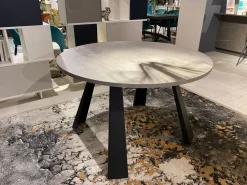 Tavolo in laminato rotondo Saturno La seggiola a prezzo ribassato