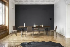 Tavolo in legno rettangolare Iron  Sangiacomo in offerta outlet