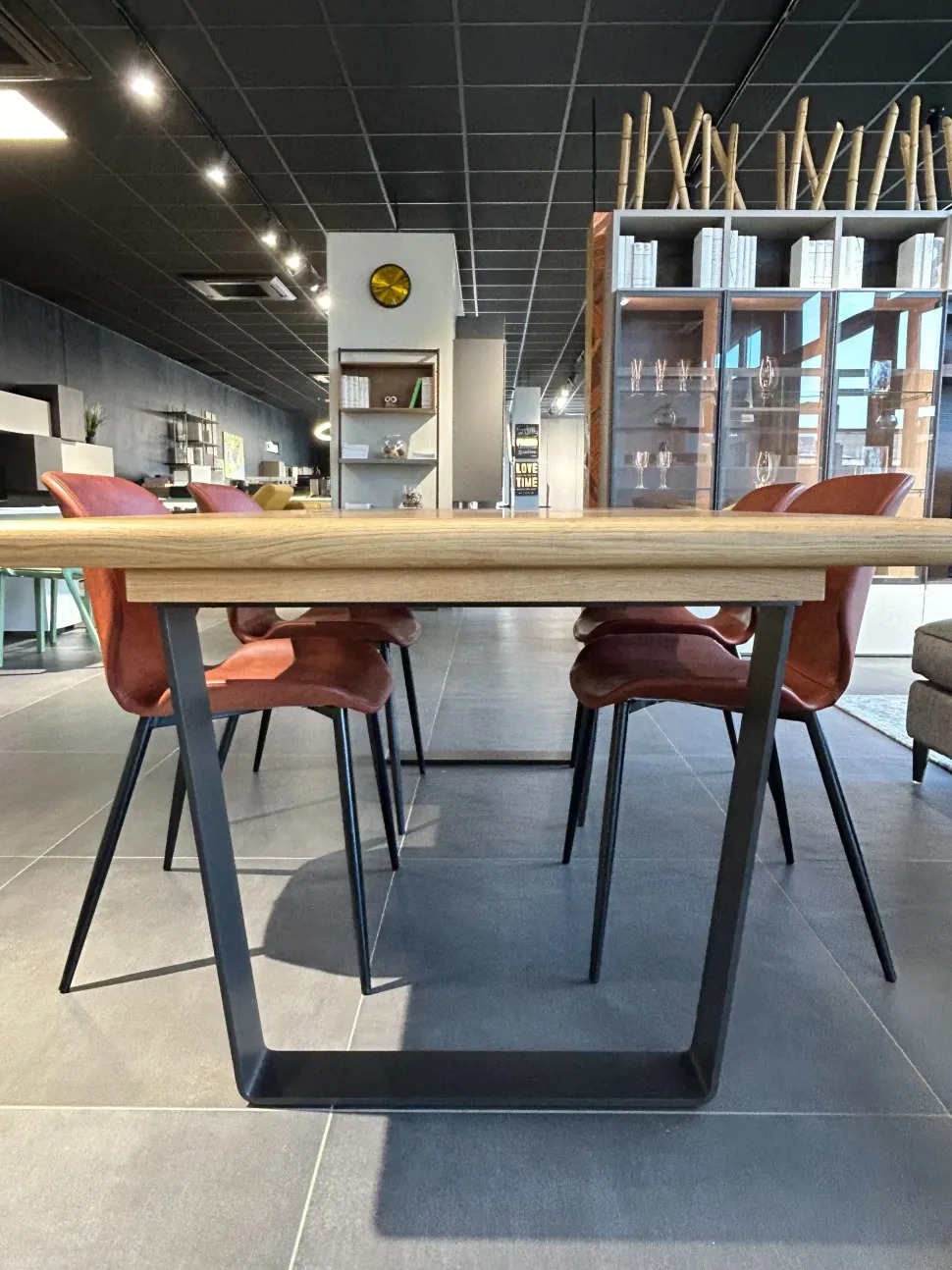 Tavolo in legno rettangolare Cocoon Nature design a prezzo ribassato