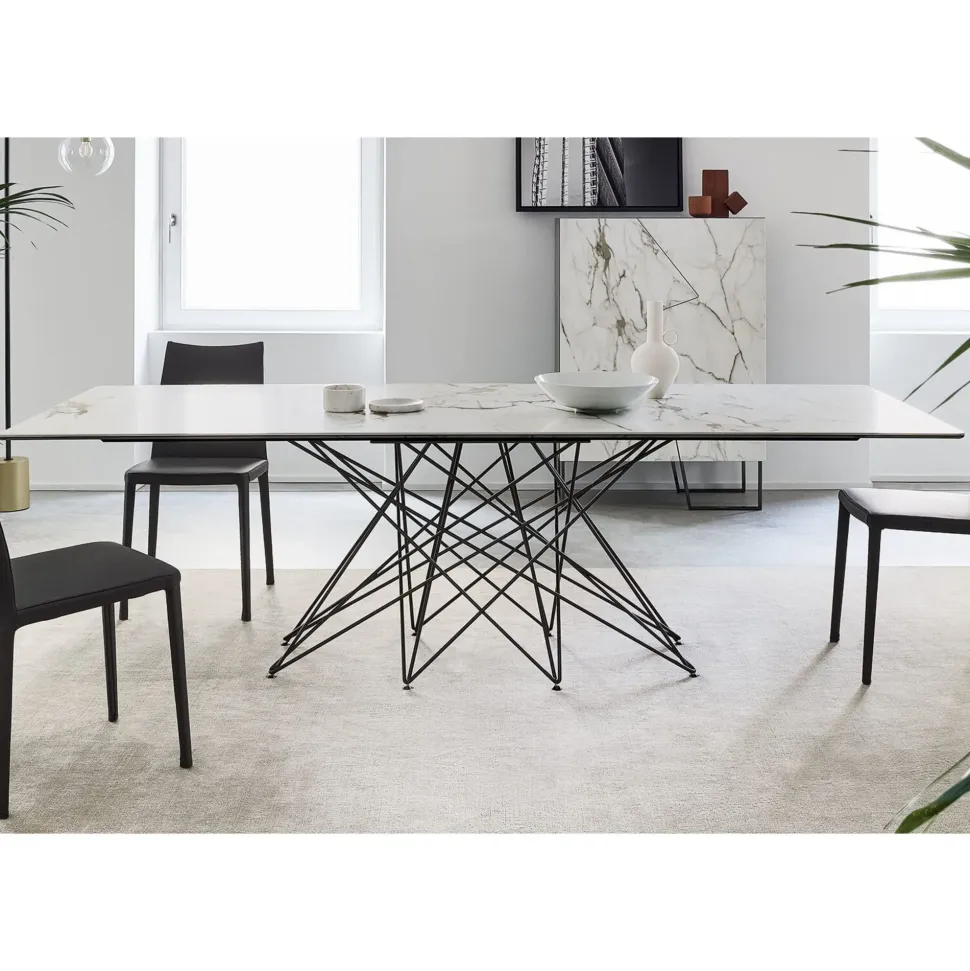 Tavolo in legno rettangolare Octa Bonaldo a prezzo ribassato