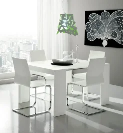 Tavolo in legno rettangolare Paolo La primavera in offerta outlet