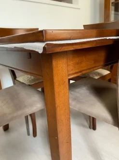 Tavolo in legno rettangolare Memorie Fgf mobili in offerta outlet