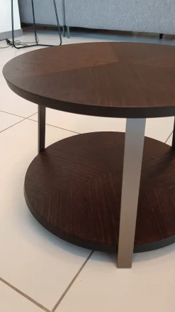 Tavolo in legno rotondo Kailua Ditre italia in offerta outlet