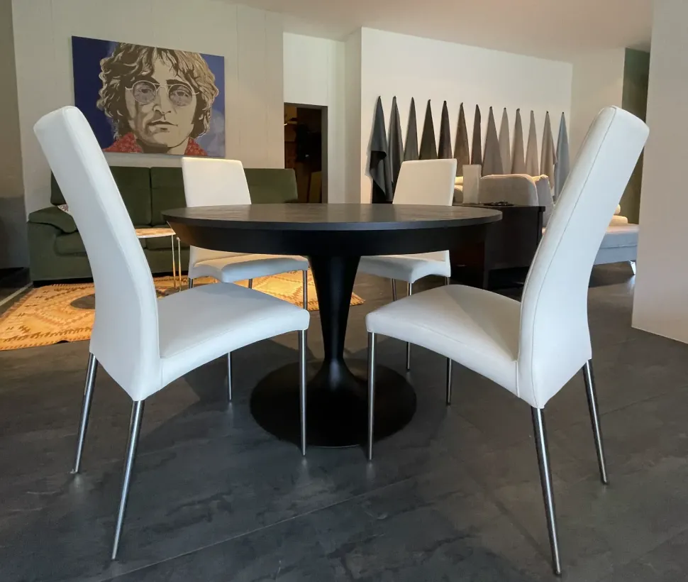 Tavolo in legno rotondo Tavolo tondo Zr in offerta outlet