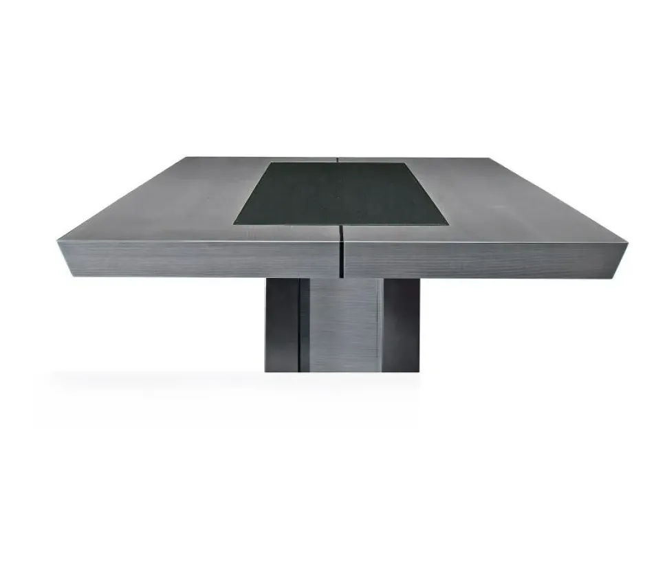 Tavolo in marmo rettangolare Tavolo luxury legno e marmo Md work in offerta outlet