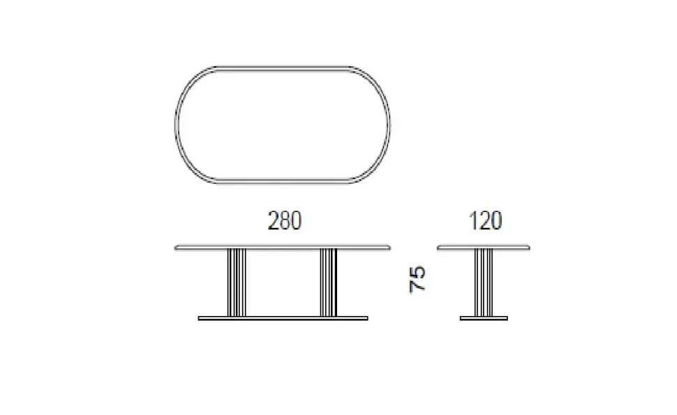 Tavolo in marmo rettangolare Modello monte carlo luxury italia Md work in offerta outlet