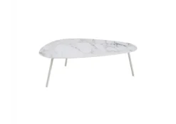 Tavolo in metallo ellittico Terramare Emu a prezzo scontato