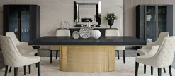 Tavolo in metallo rettangolare Tavolo luxury gold italian table Md work in offerta outlet