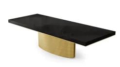 Tavolo in metallo rettangolare Tavolo luxury gold italian table Md work in offerta outlet