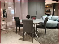 Tavolo in offerta outlet modello Giove cb-4739 d120 di Connubia