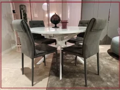 Tavolo in offerta outlet modello Giove cb-4739 d120 di Connubia