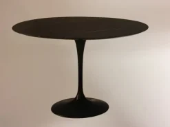 Tavolo in pietra rotondo Tulip rotondo e/54/t marmo nero marquinia Esprit nouveau a prezzo scontato