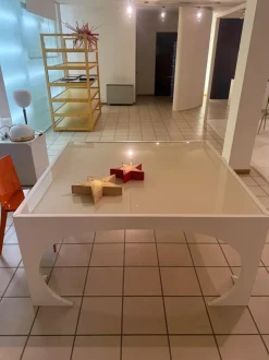 Tavolo in vetro quadrato Tavolo Artigianale in offerta outlet