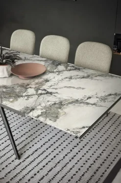 Tavolo in vetro rettangolare Tiffany evo system Sedit in offerta outlet