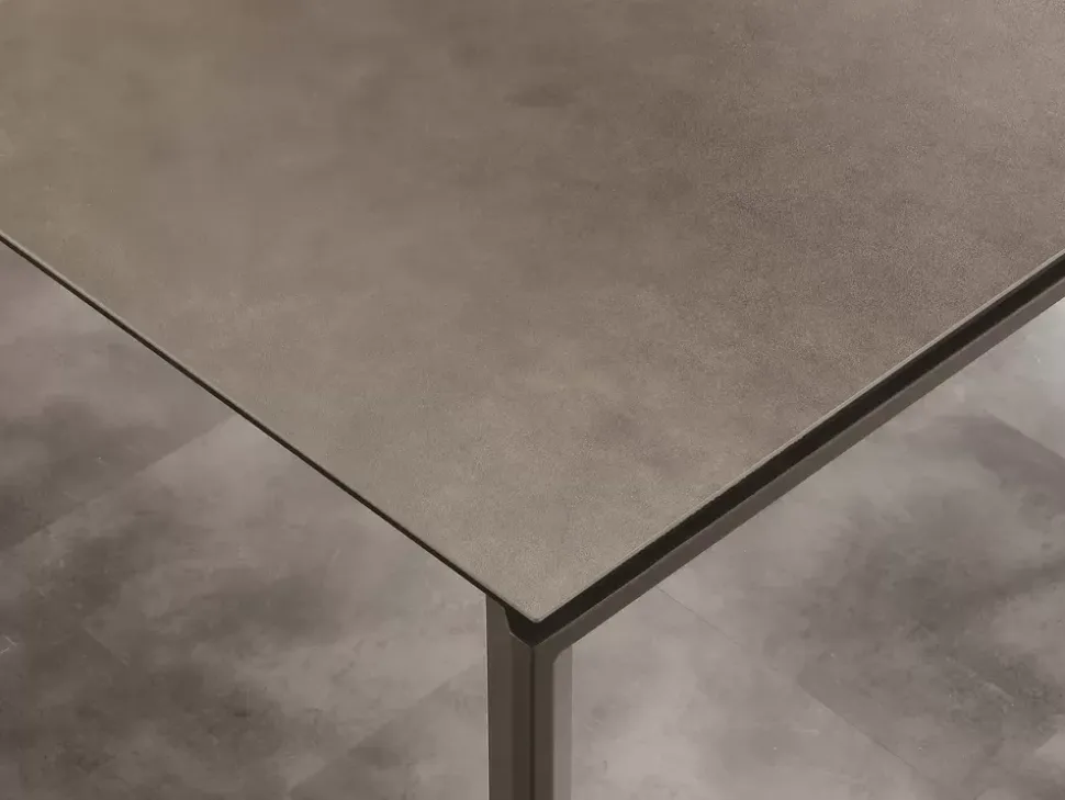 Tavolo in vetro rettangolare 08 Artigianale in offerta outlet