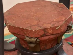 Tavolo in vetro rotondo Irene Artigianale in offerta outlet